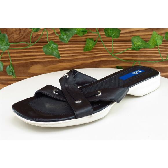 Keds Sz 9 M Black Slide Synthetic Women Sandals‎ - Picture 1 of 10